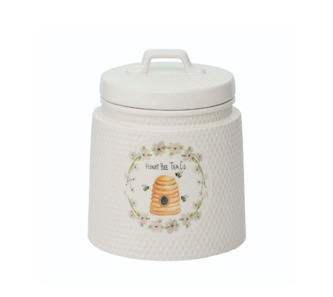 Honey Bee Tea Co. Cookie Jar Country Treasures