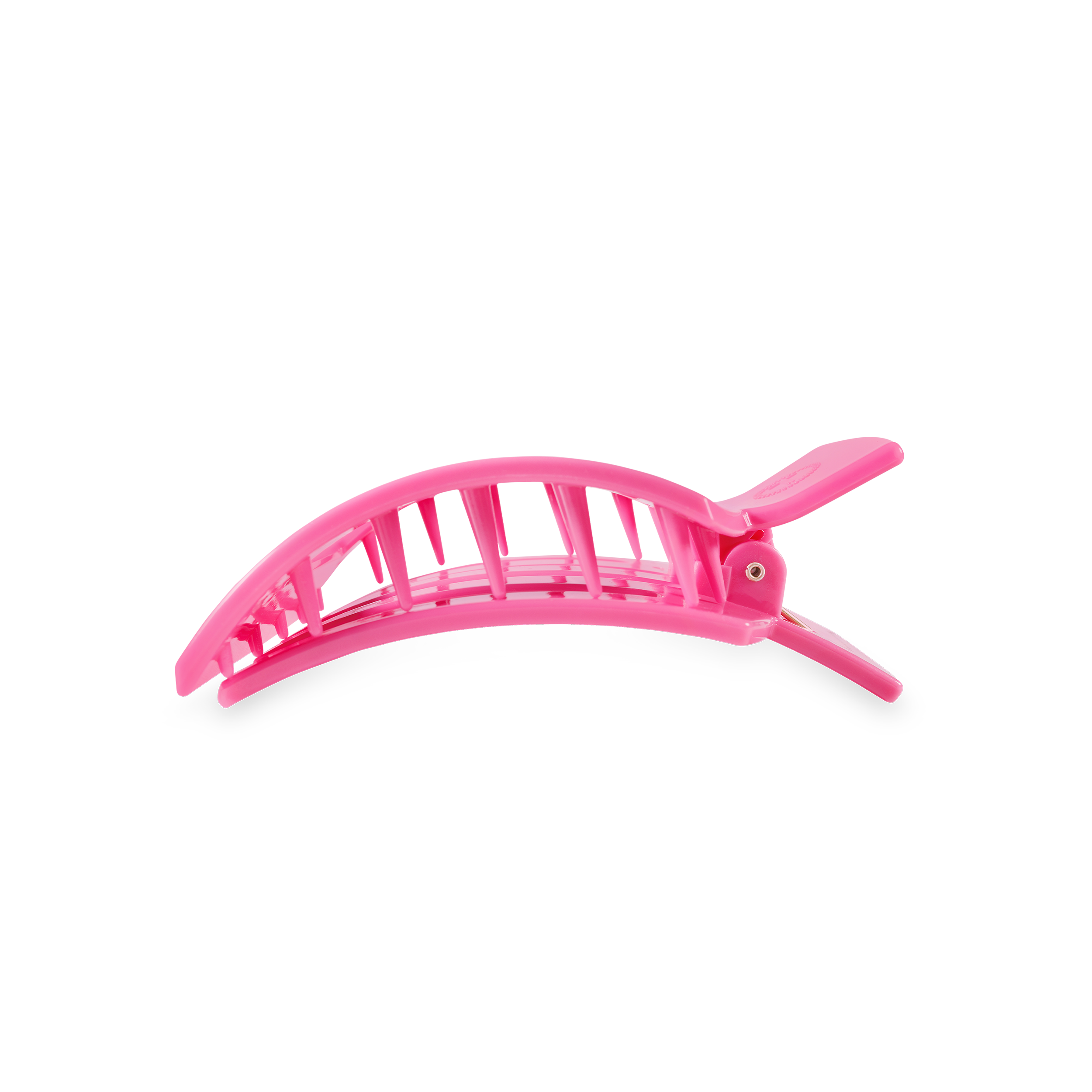 TELETIES - Paradise Pink Medium Flat Square Hair Clip