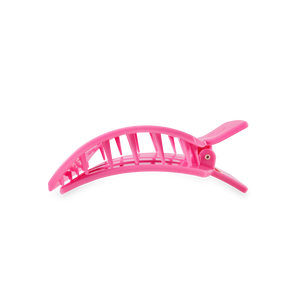 TELETIES - Paradise Pink Medium Flat Square Hair Clip