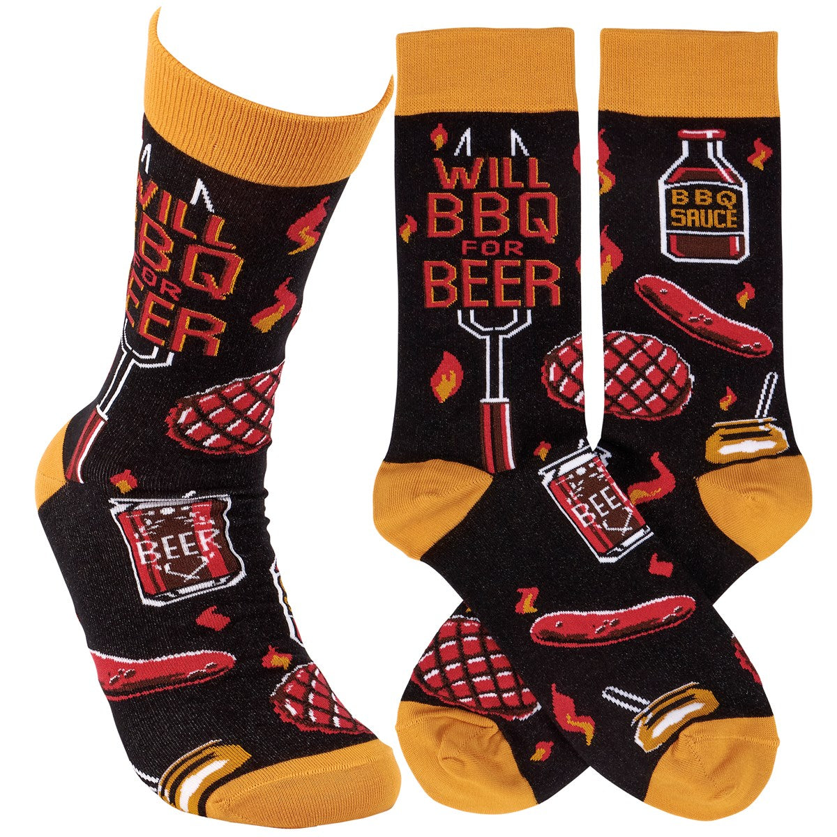 BBQ for beer socks