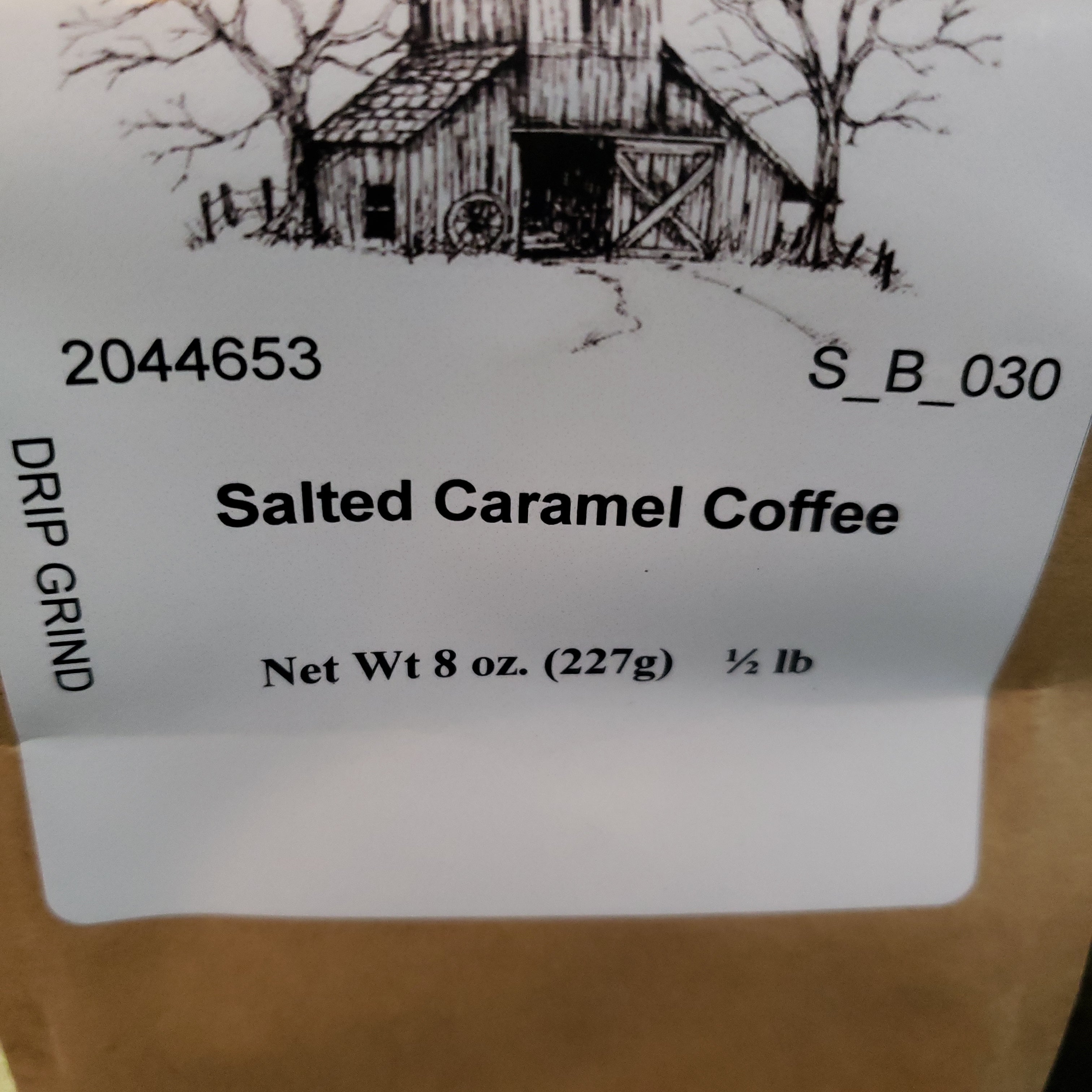 Salted carmel coffee