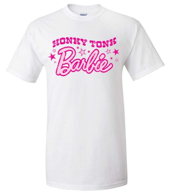Honky tonk barbie tshirt