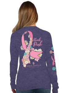 Womens simply southern think pink long sleeve