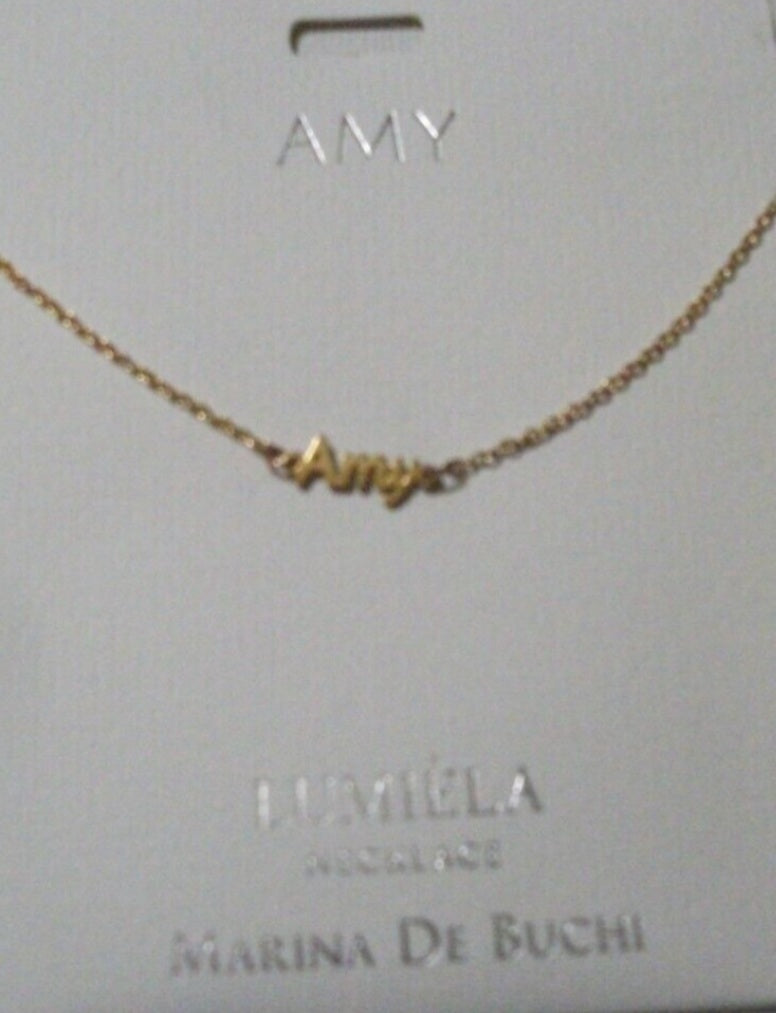 Lumièla name necklaces A-B