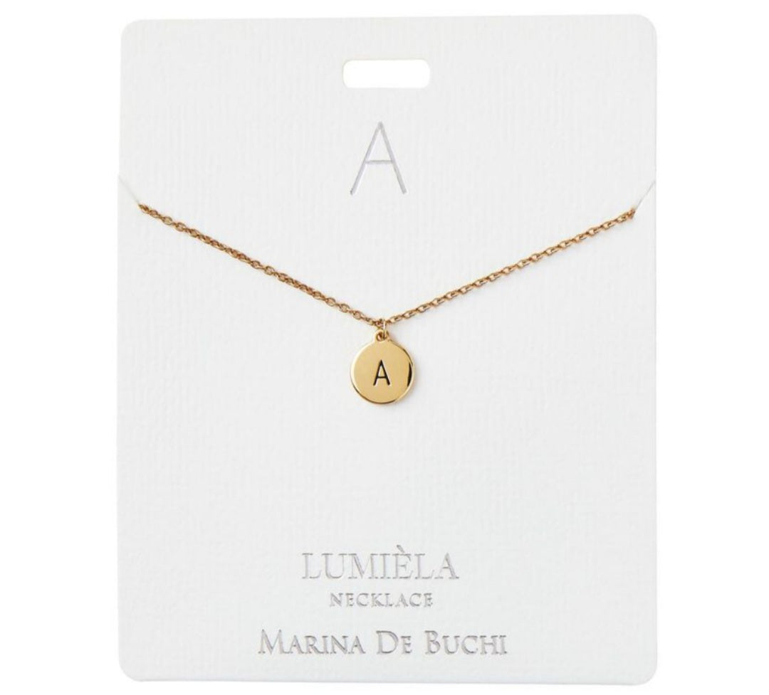 Lumièla name necklaces A-B