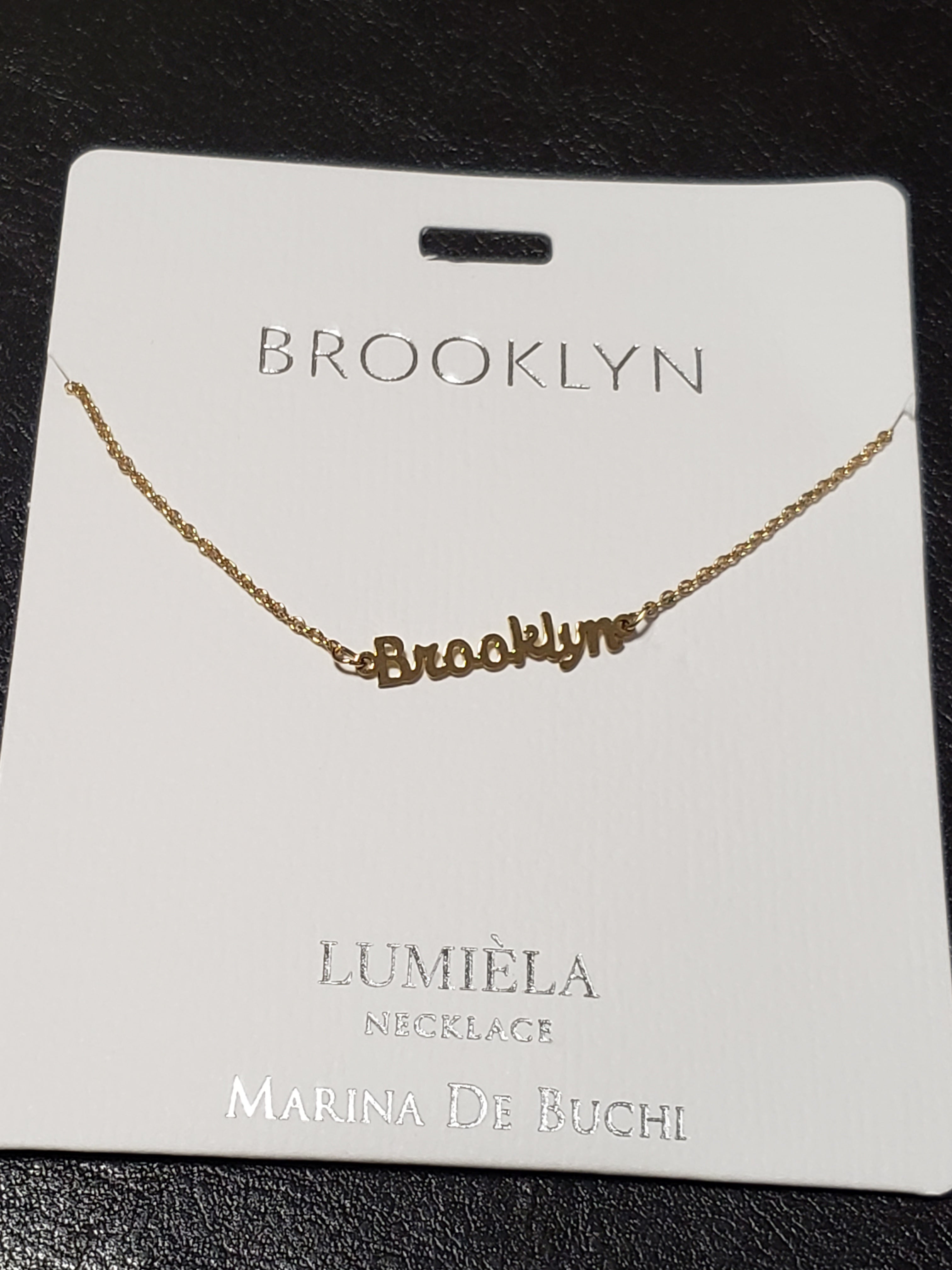 Lumièla name necklaces A-B