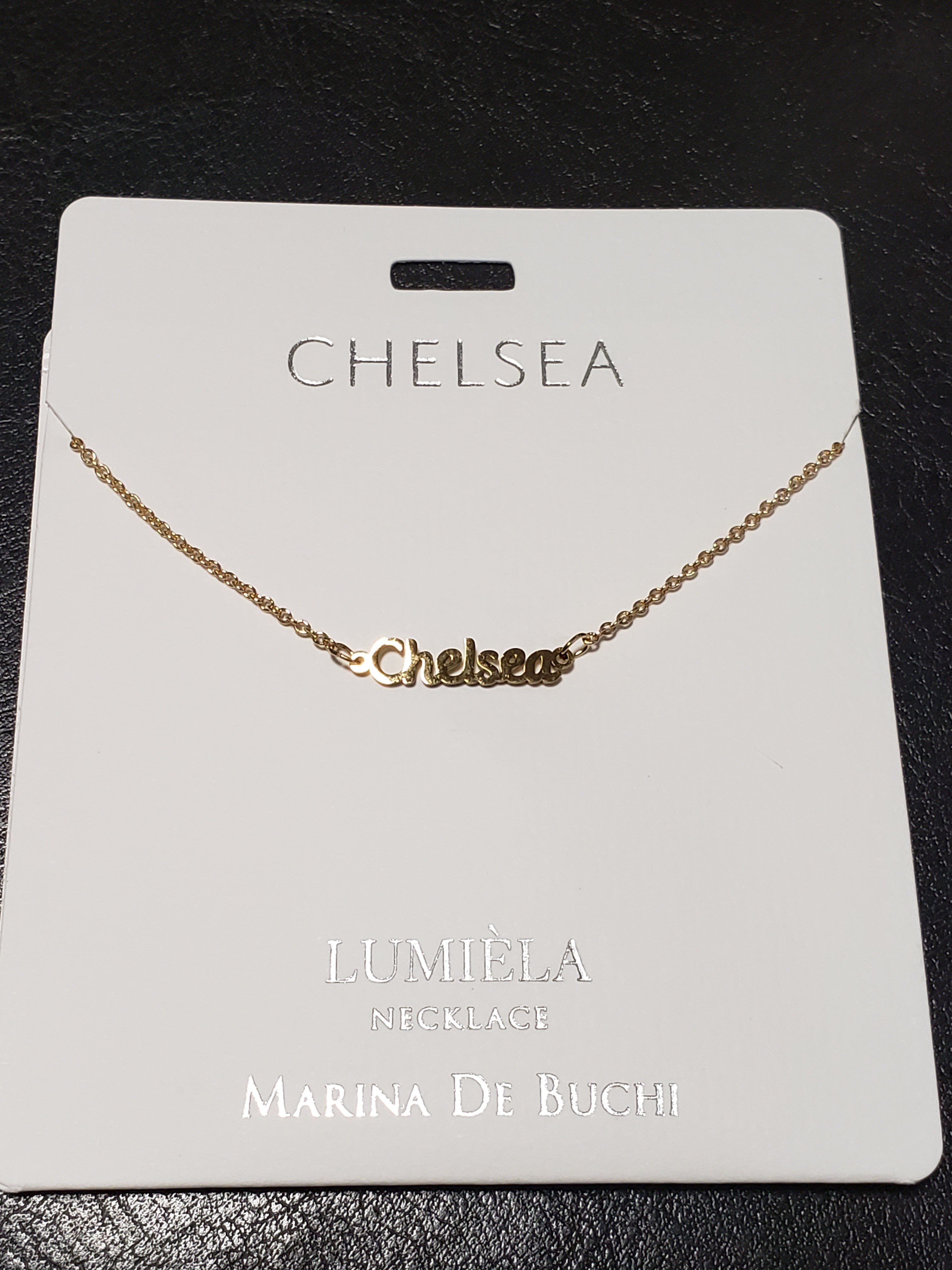 Lumièla name necklaces C - J