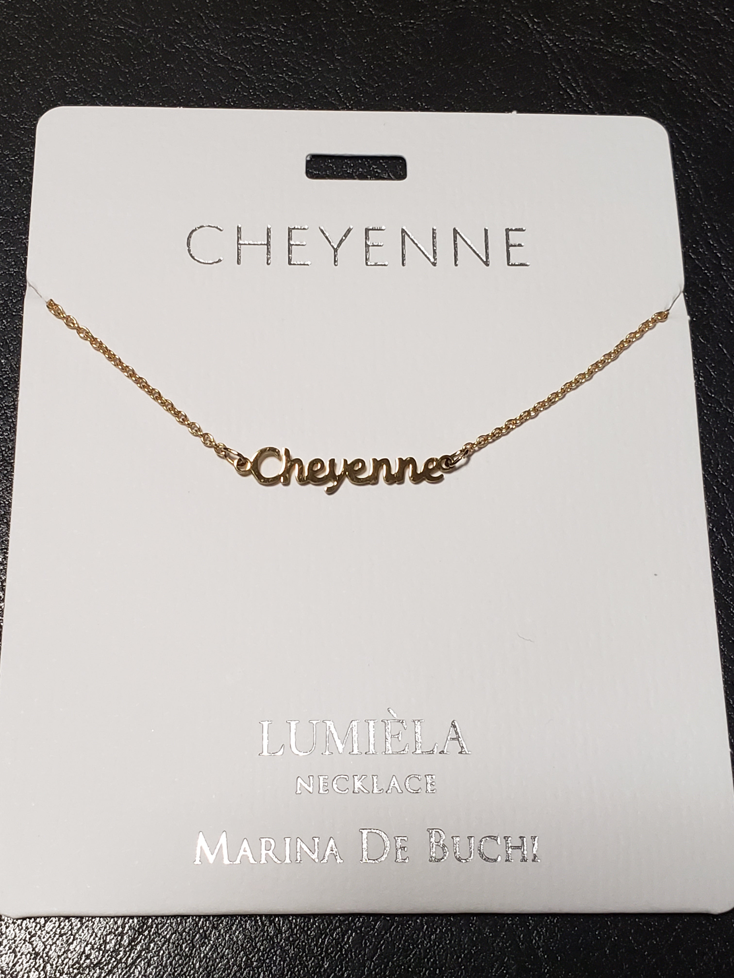 Lumièla name necklaces C - J