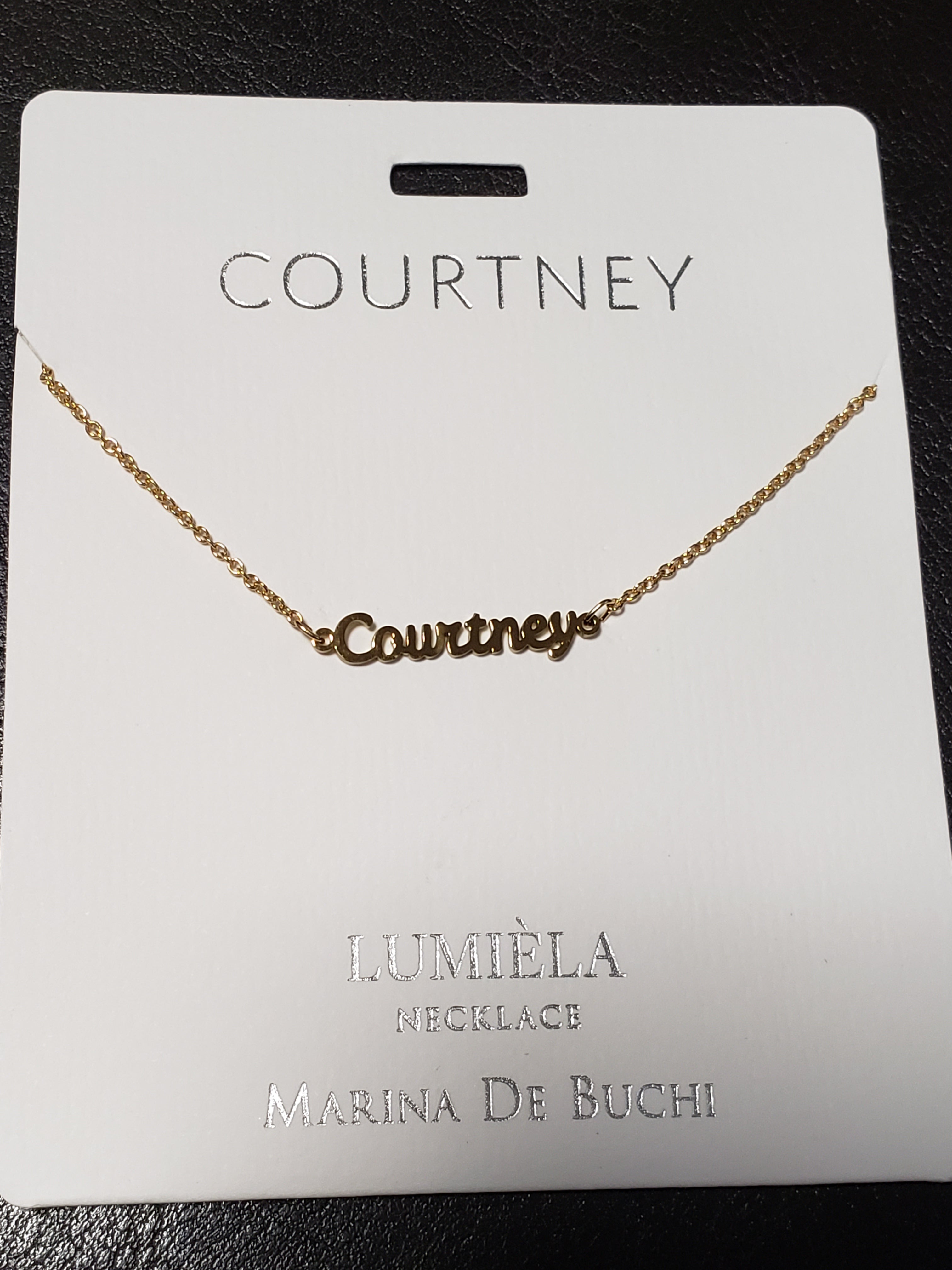 Lumièla name necklaces C - J