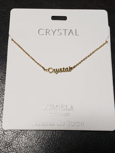 Lumièla name necklaces C - J