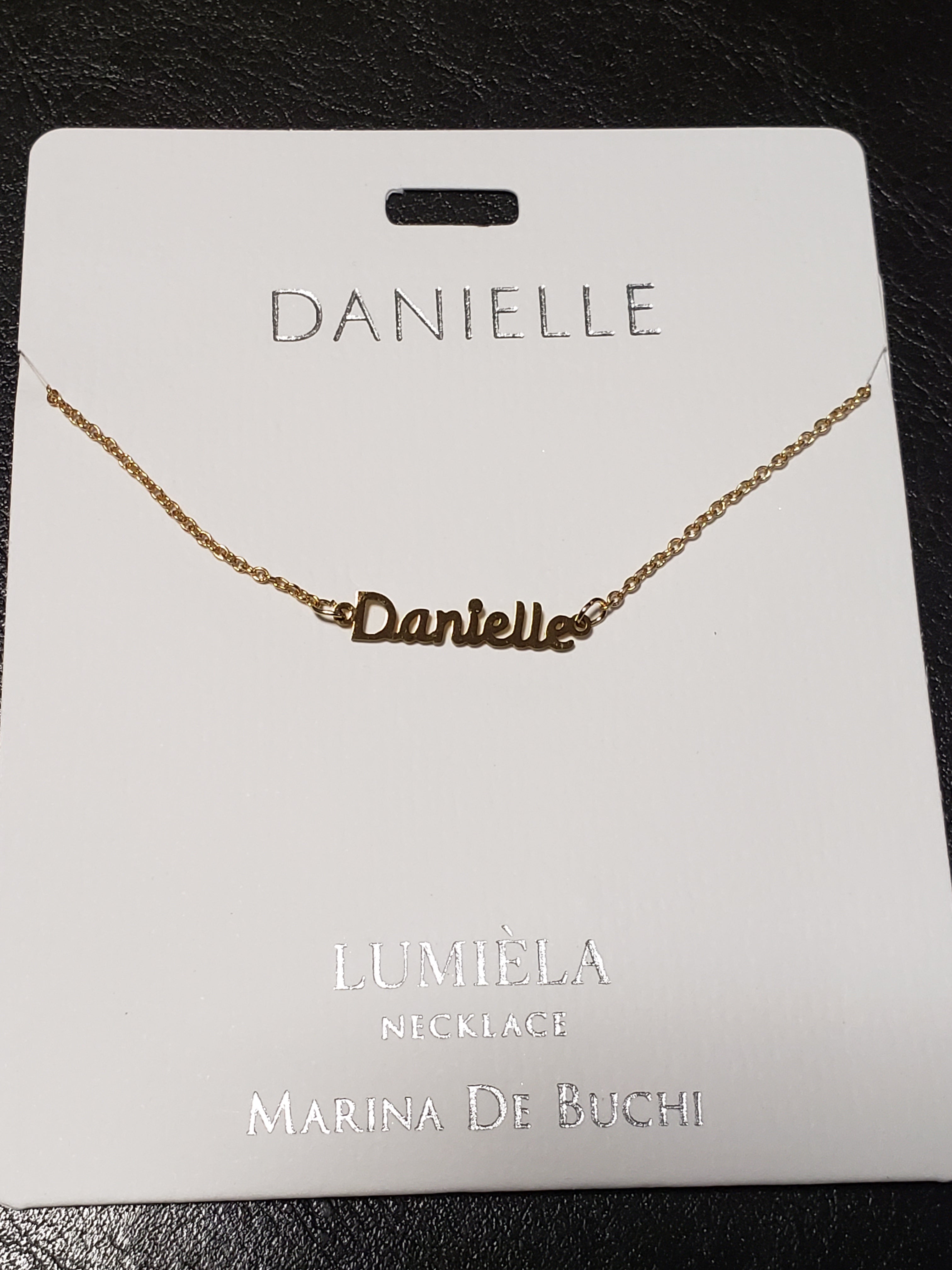 Lumièla name necklaces C - J