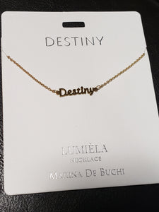 Lumièla name necklaces C - J