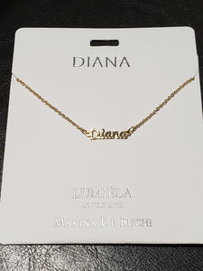 Lumièla name necklaces C - J