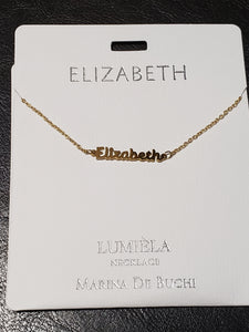 Lumièla name necklaces C - J