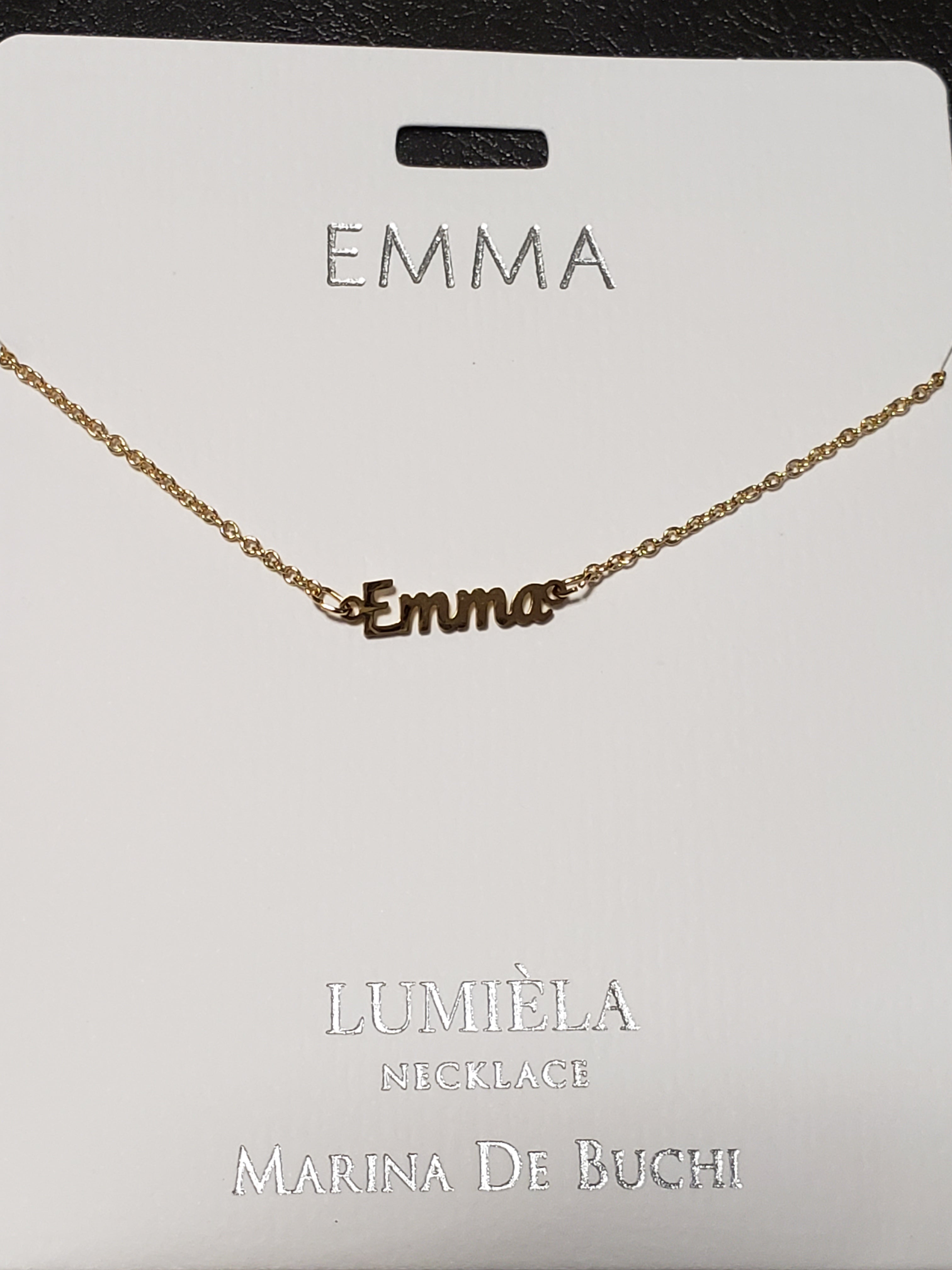 Lumièla name necklaces C - J