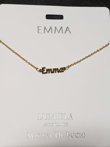 Lumièla name necklaces C - J