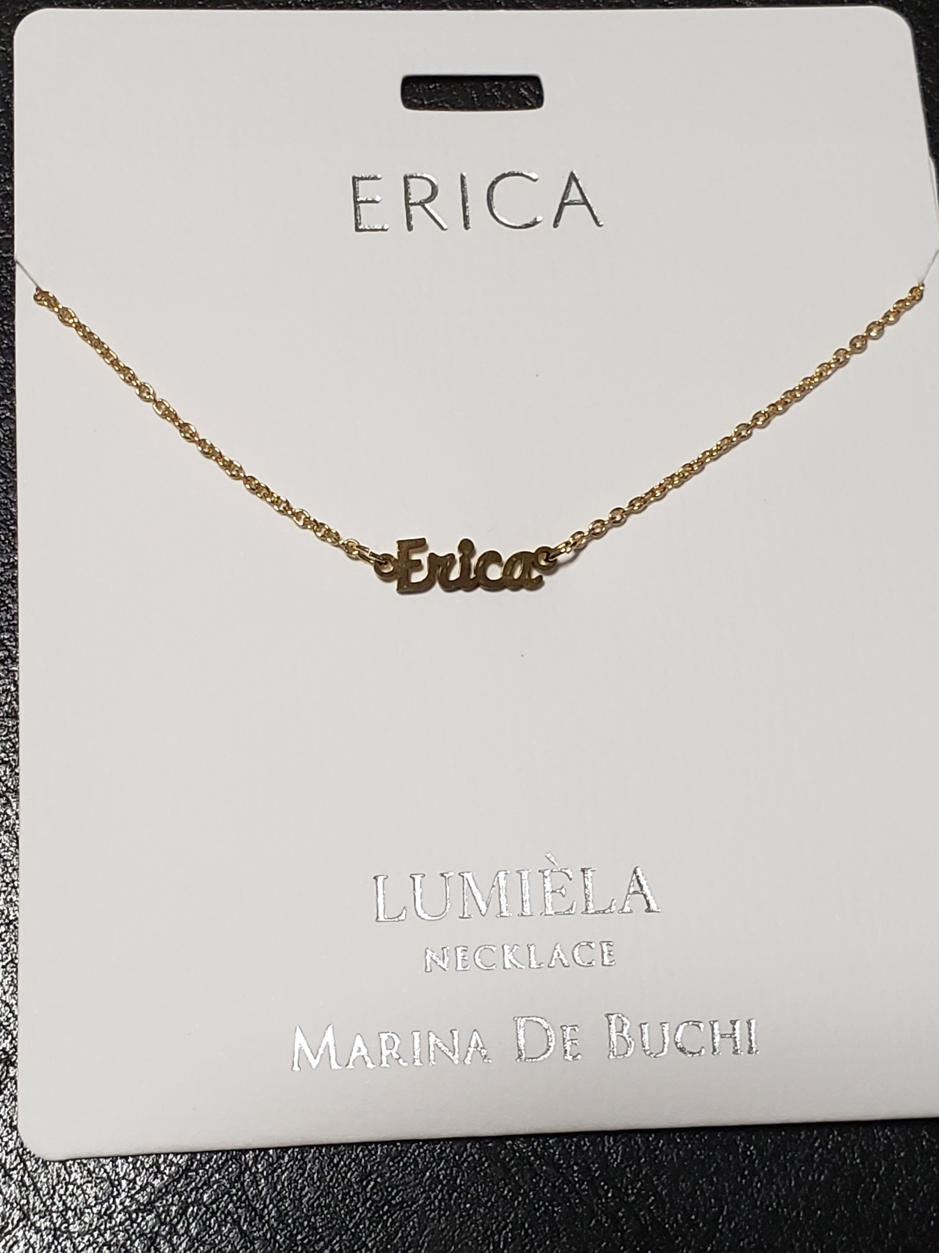 Lumièla name necklaces C - J