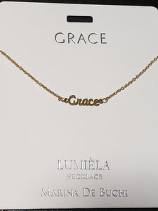 Lumièla name necklaces C - J