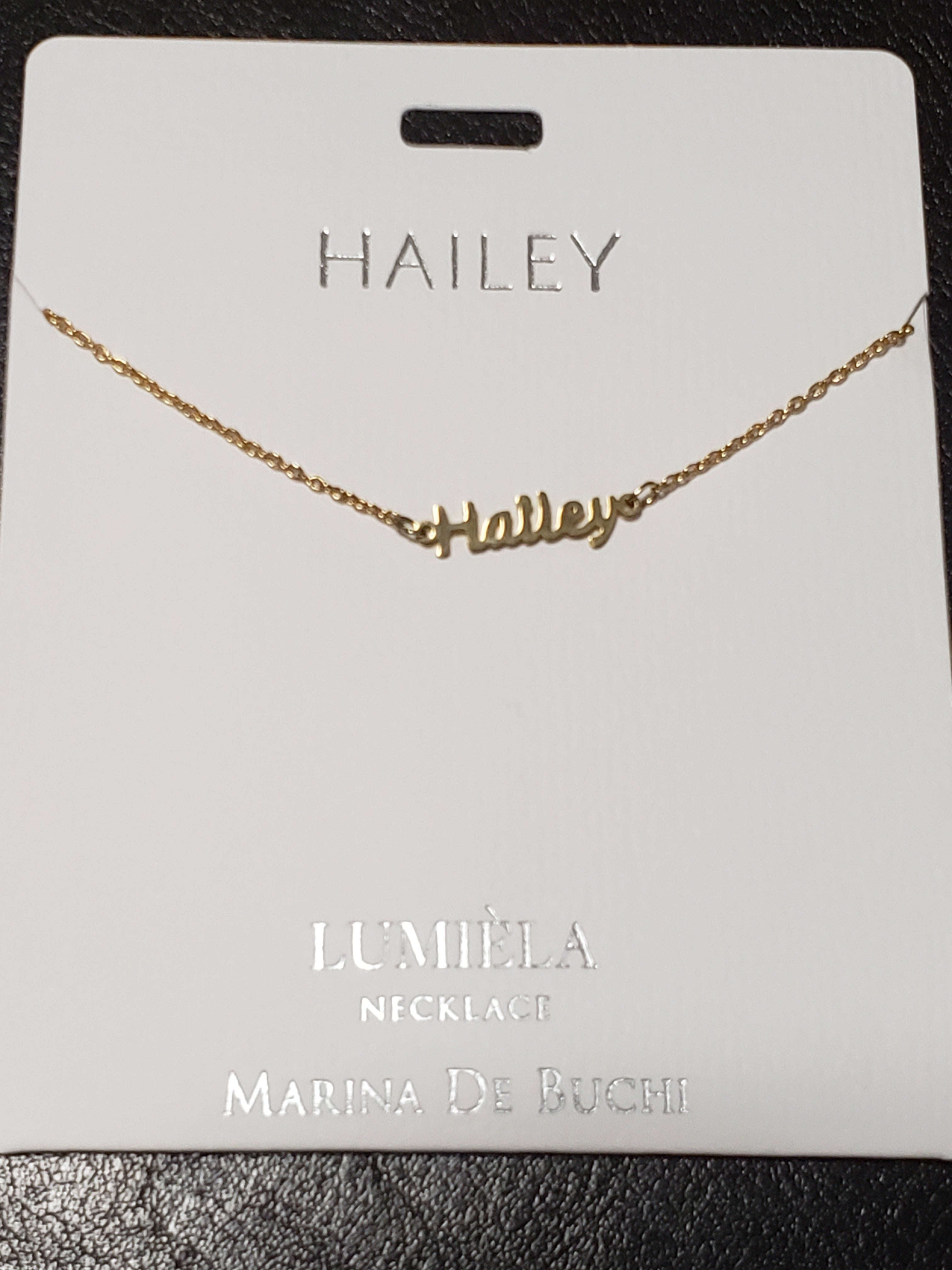 Lumièla name necklaces C - J