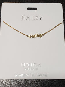 Lumièla name necklaces C - J