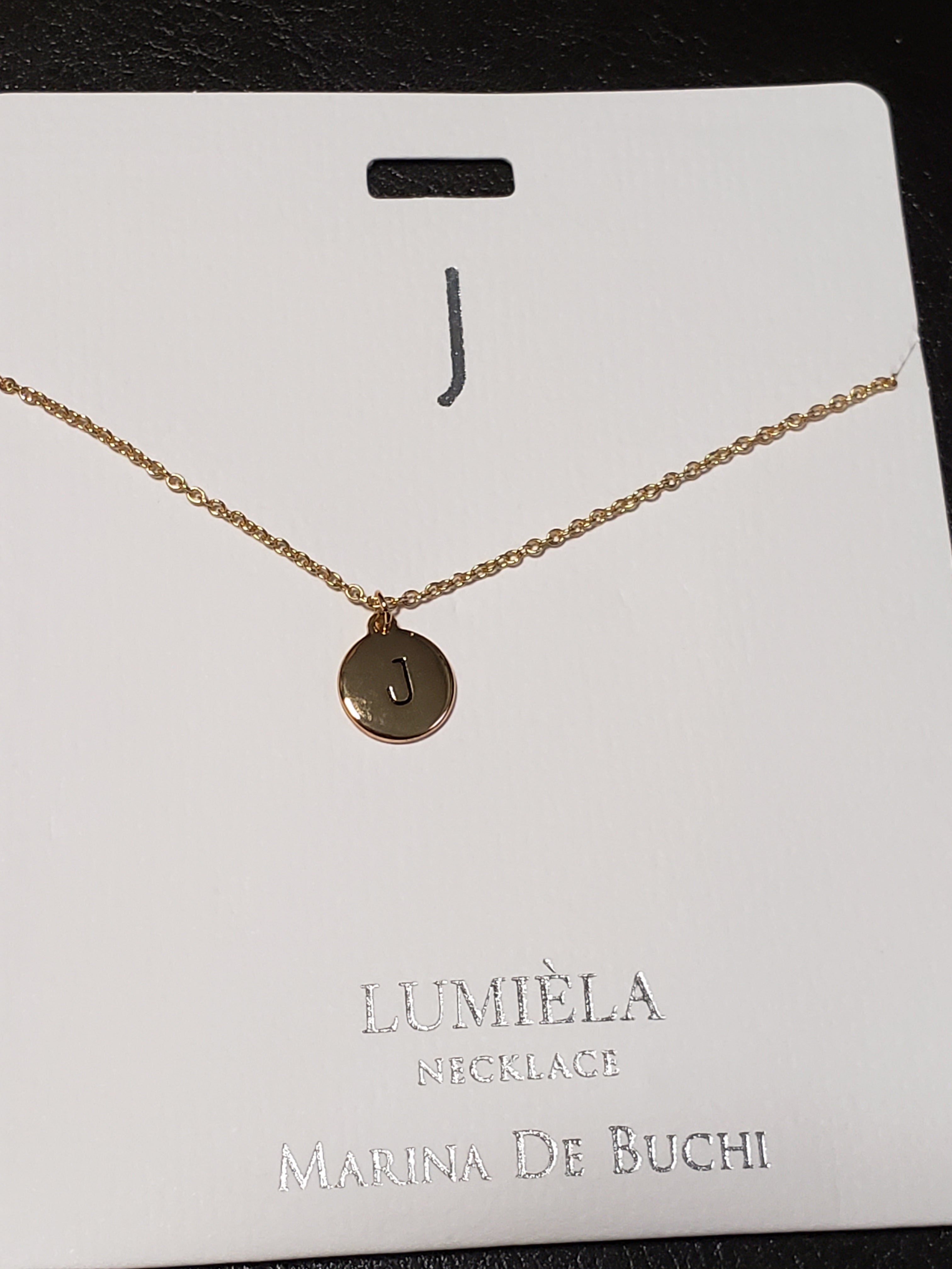 Lumièla name necklaces C - J