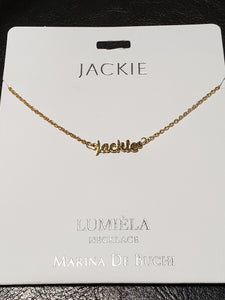 Lumièla name necklaces C - J