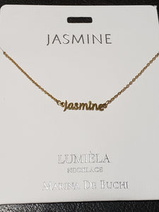 Lumièla name necklaces C - J