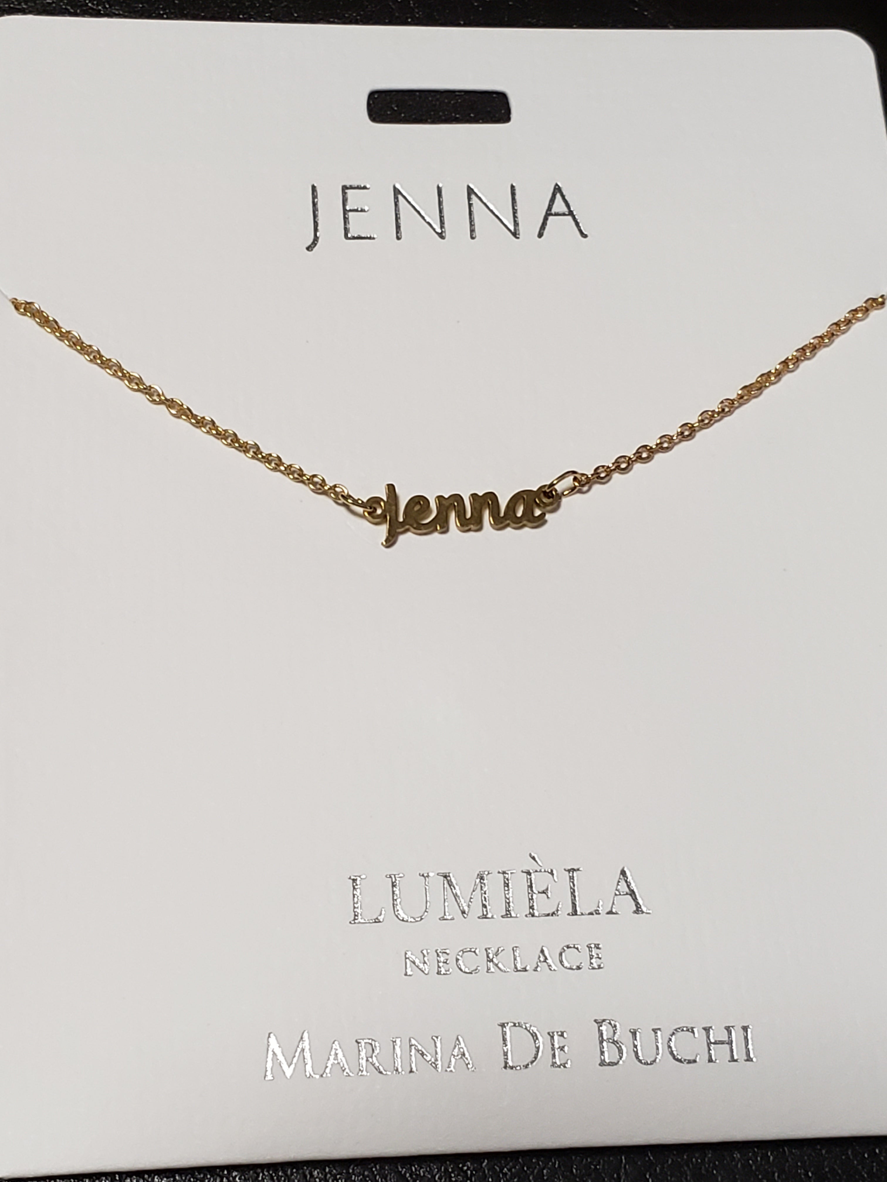 Lumièla name necklaces C - J