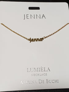 Lumièla name necklaces C - J