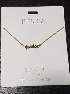 Lumièla name necklaces C - J