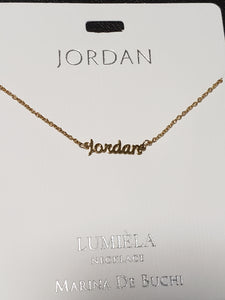 Lumièla name necklaces C - J