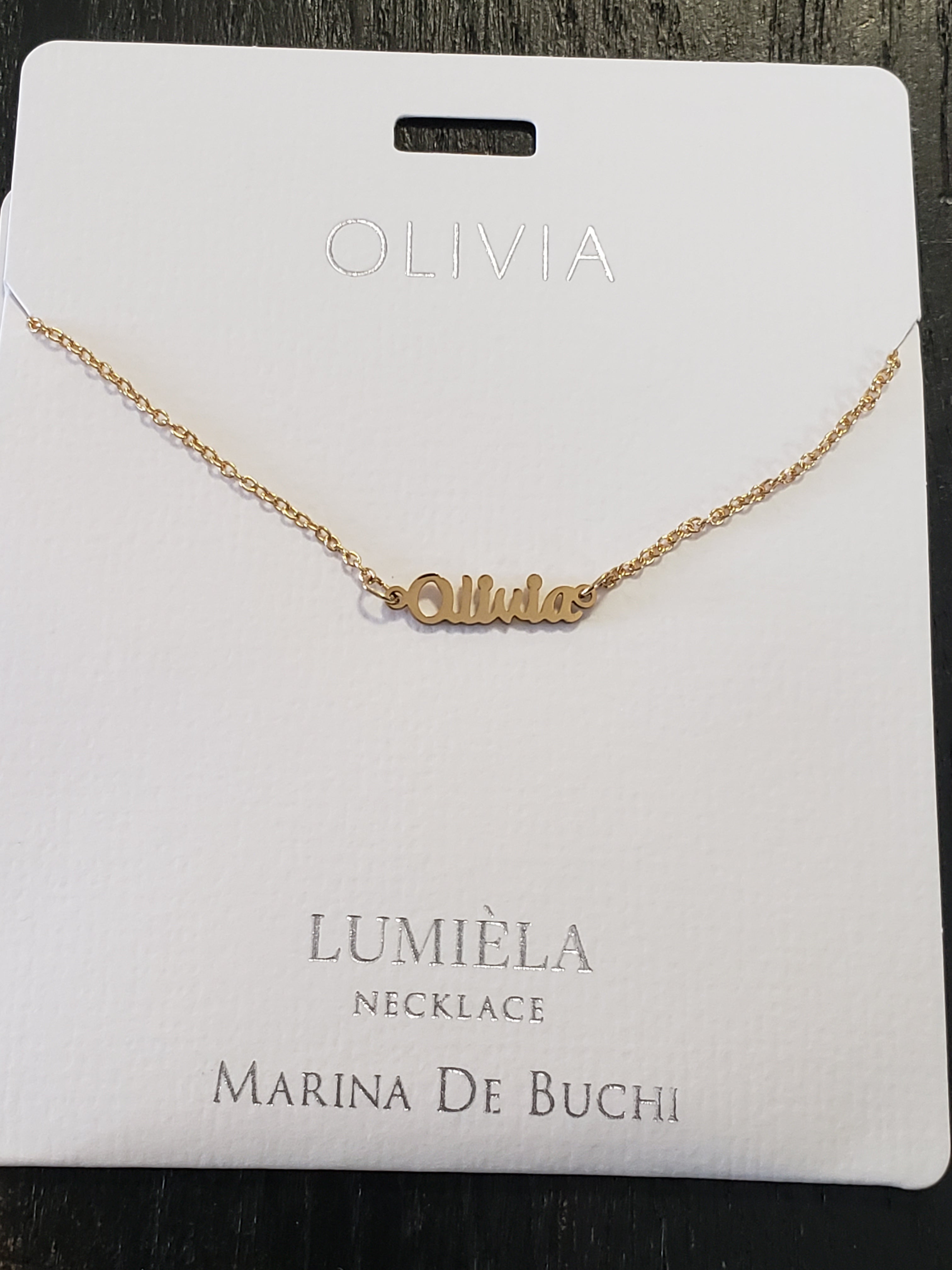 Lumièla name necklaces N - Z