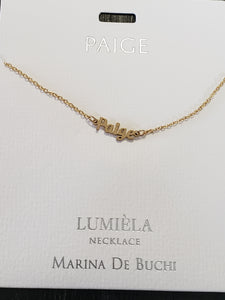 Lumièla name necklaces N - Z