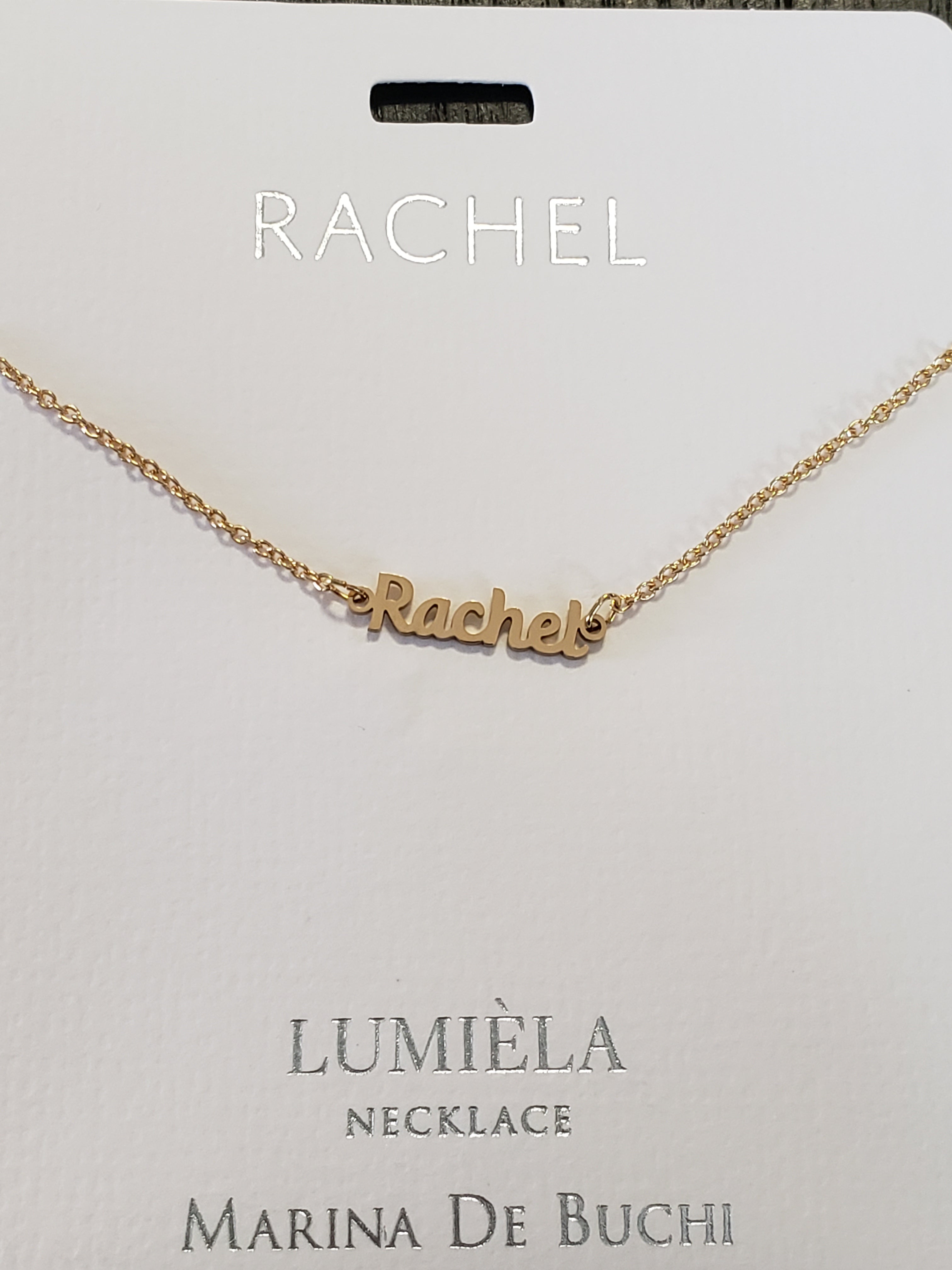 Lumièla name necklaces N - Z