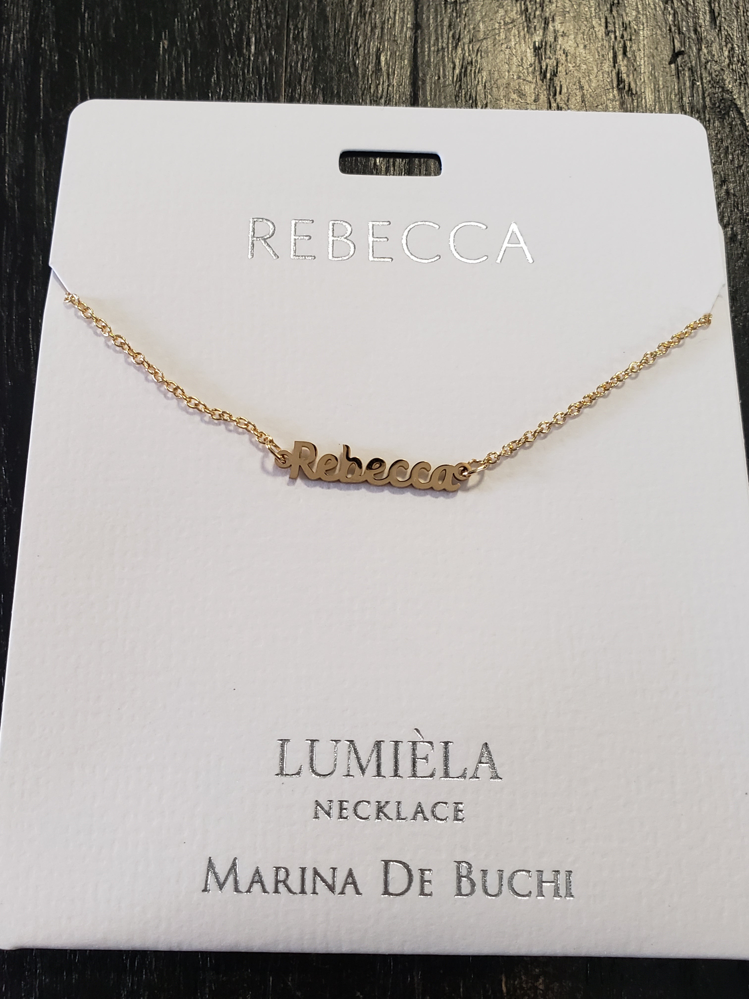 Lumièla name necklaces N - Z