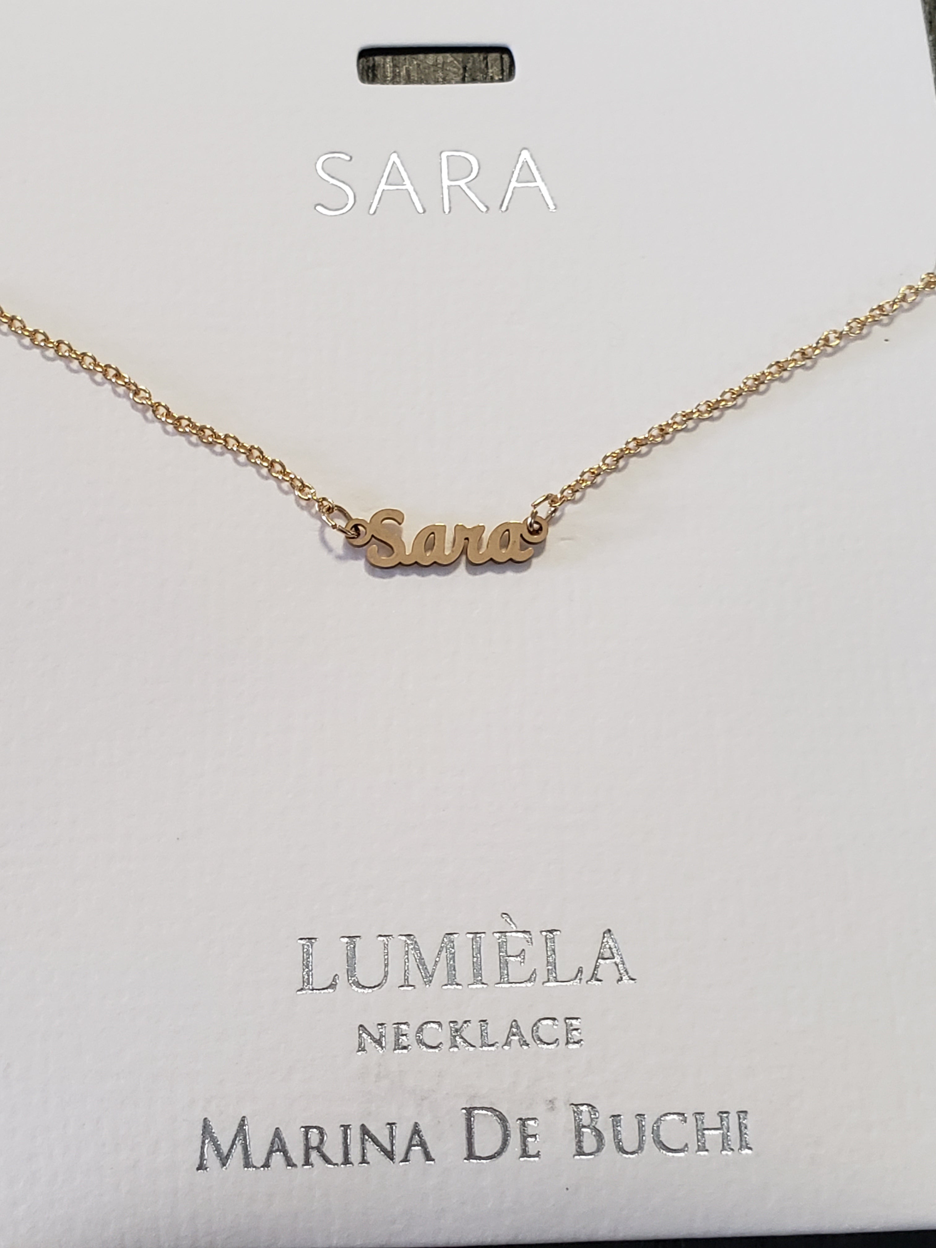 Lumièla name necklaces N - Z