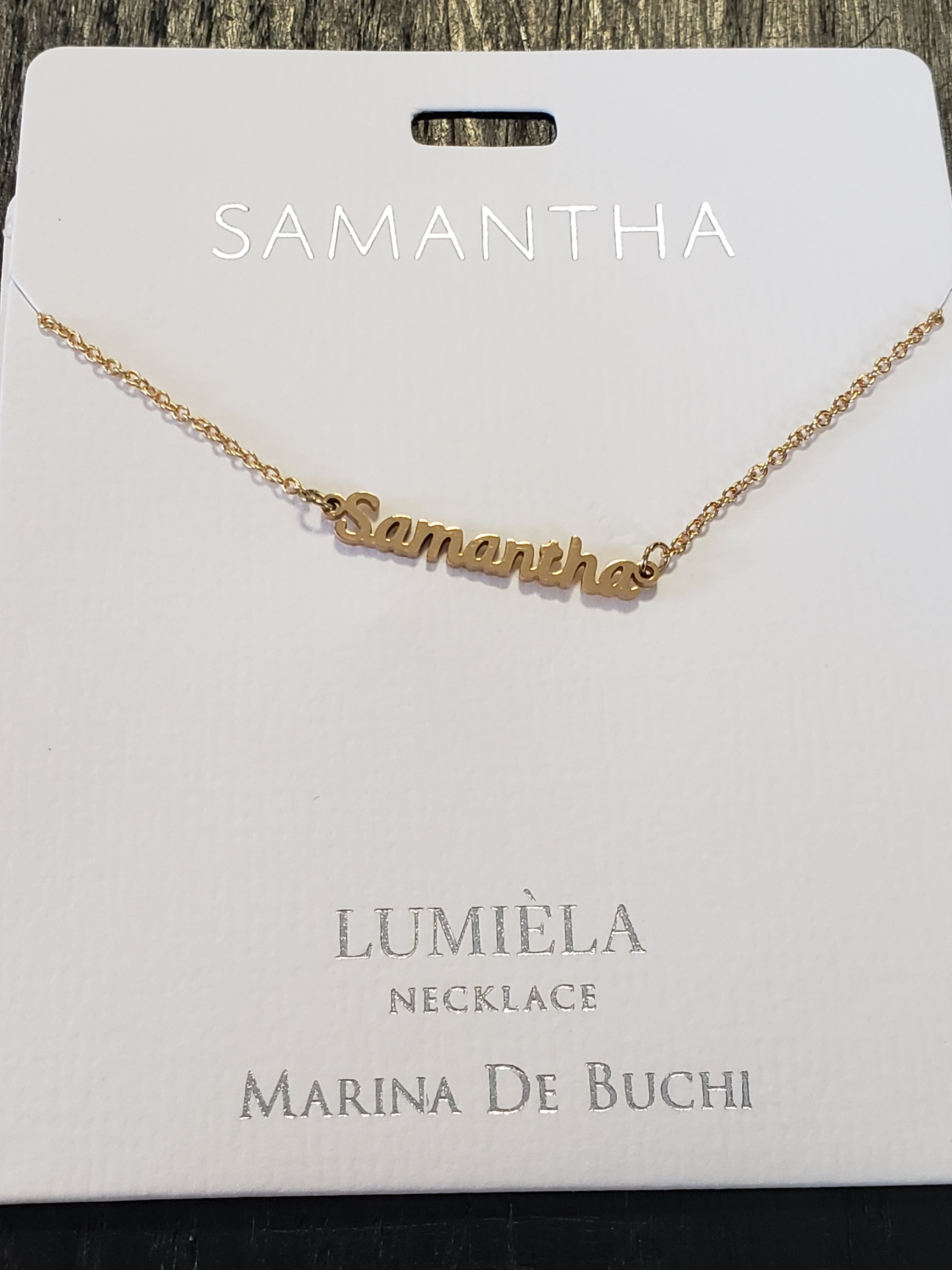 Lumièla name necklaces N - Z