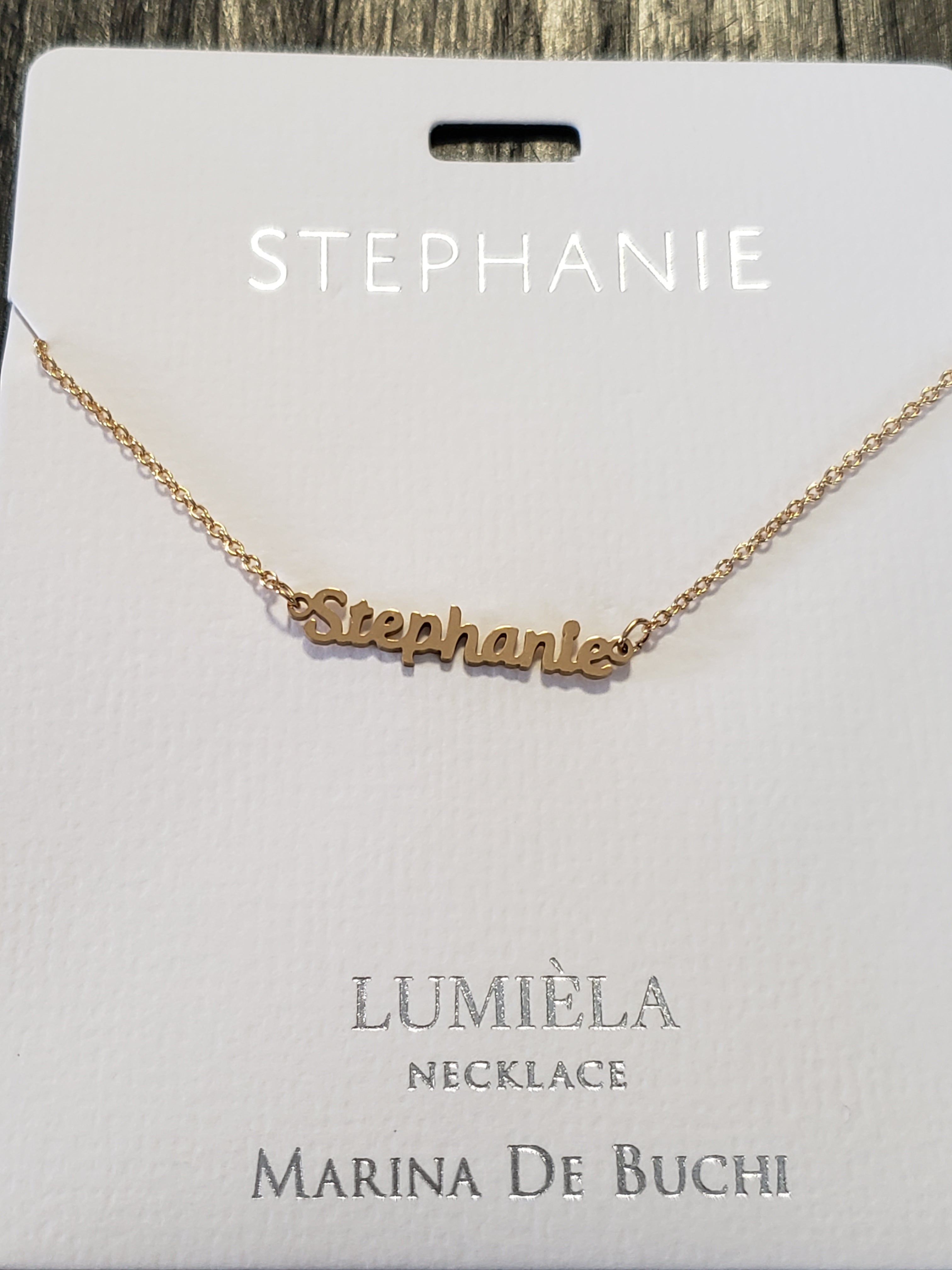 Lumièla name necklaces N - Z