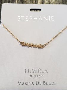 Lumièla name necklaces N - Z