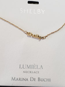 Lumièla name necklaces N - Z