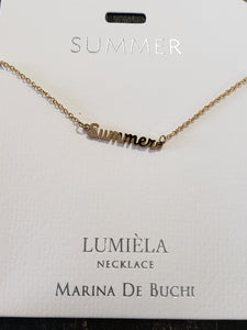 Lumièla name necklaces N - Z