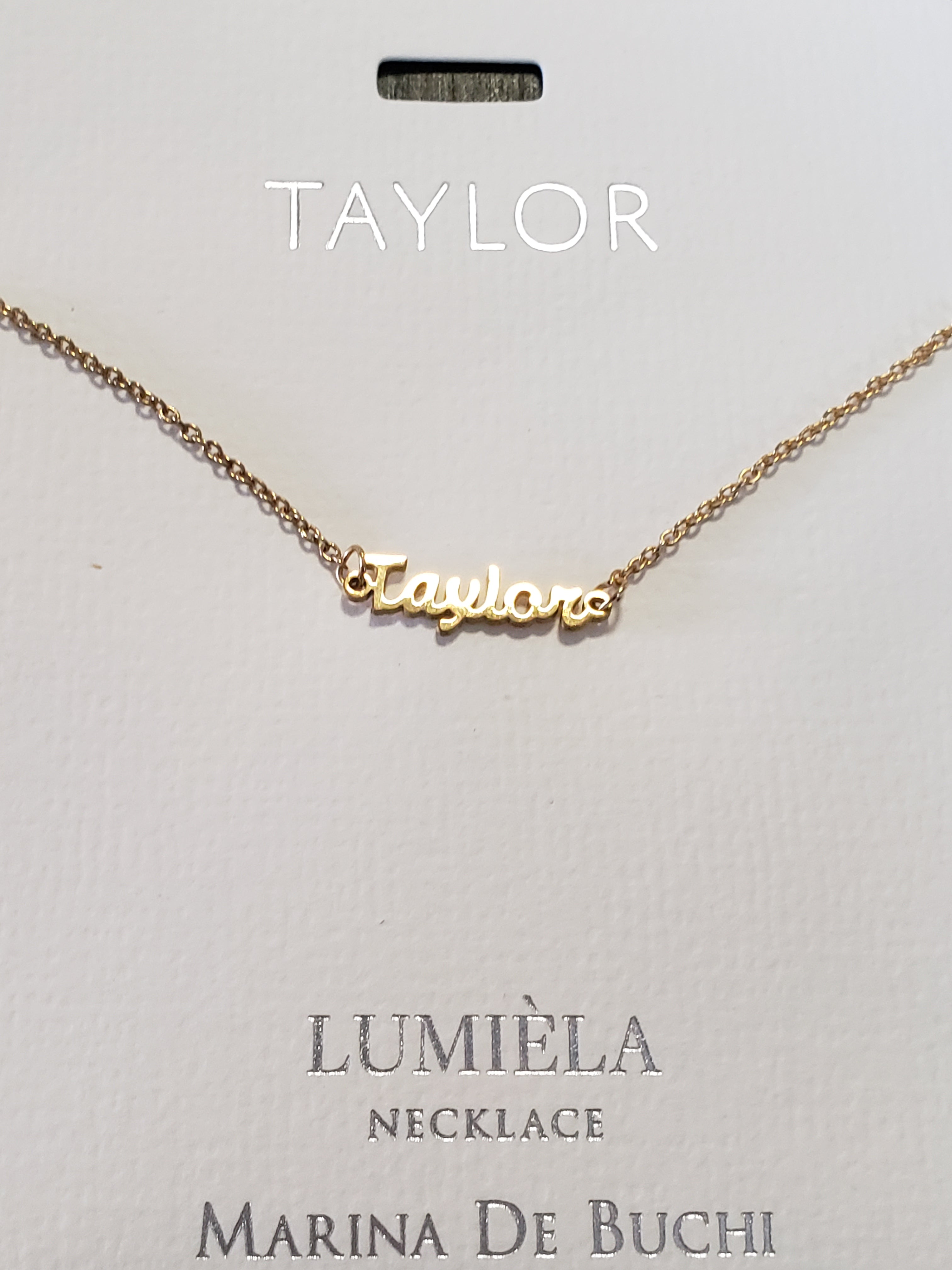 Lumièla name necklaces N - Z