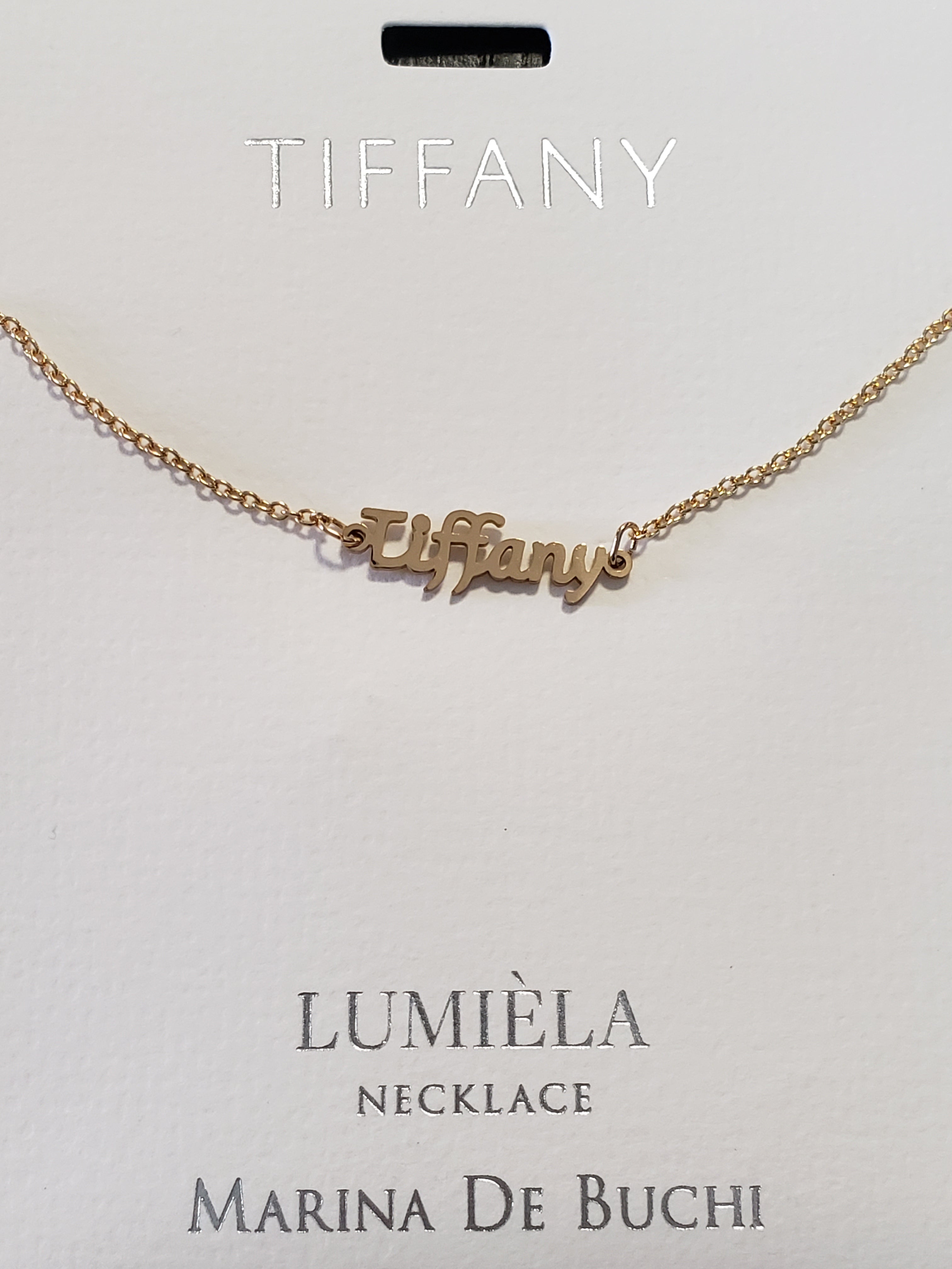 Lumièla name necklaces N - Z