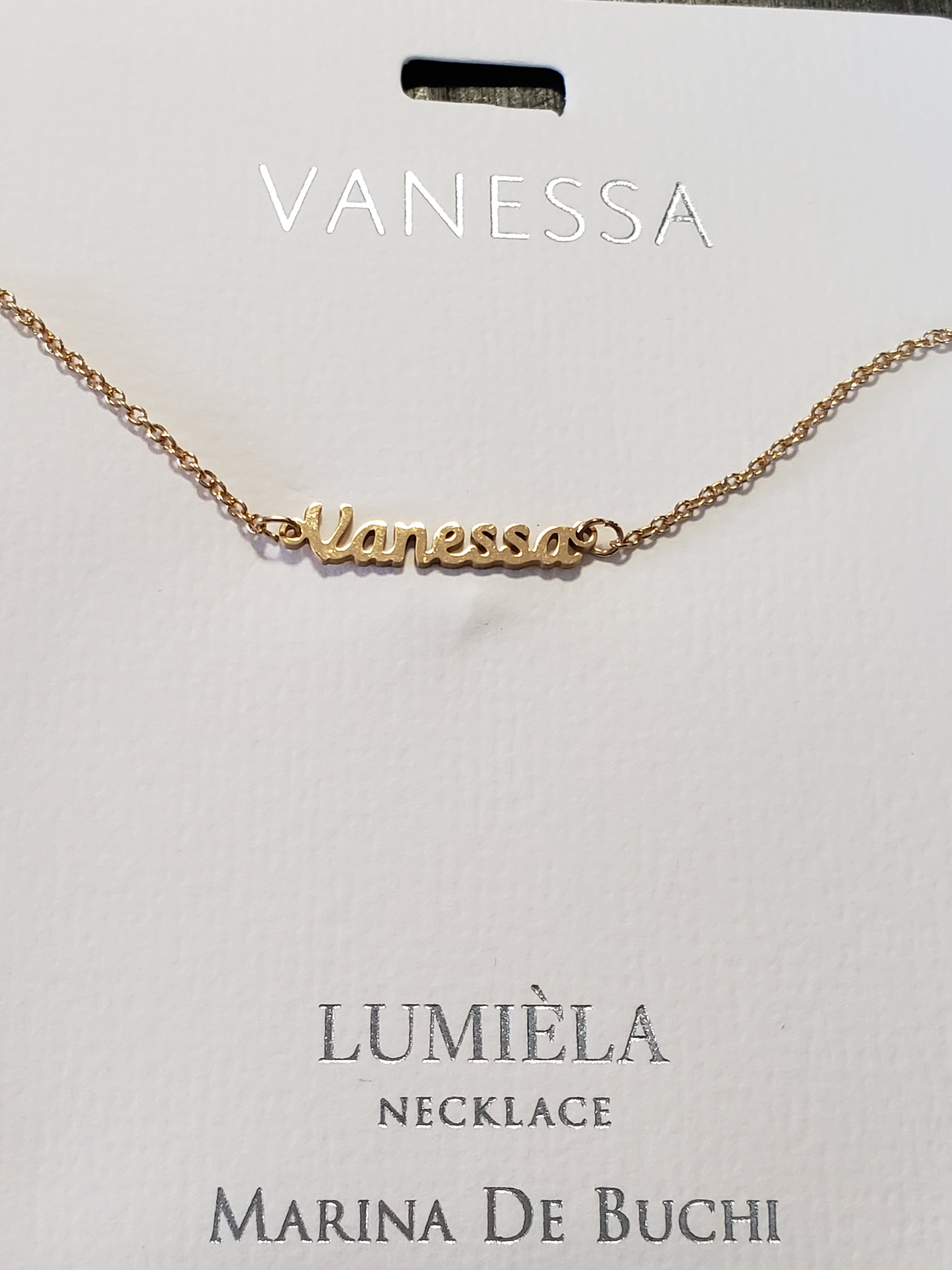 Lumièla name necklaces N - Z