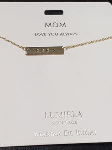 Lumièla name necklaces