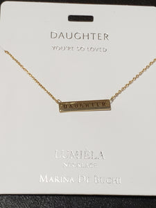 Lumièla name necklaces