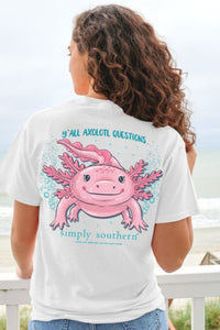 Simply southern axolotl shirt
