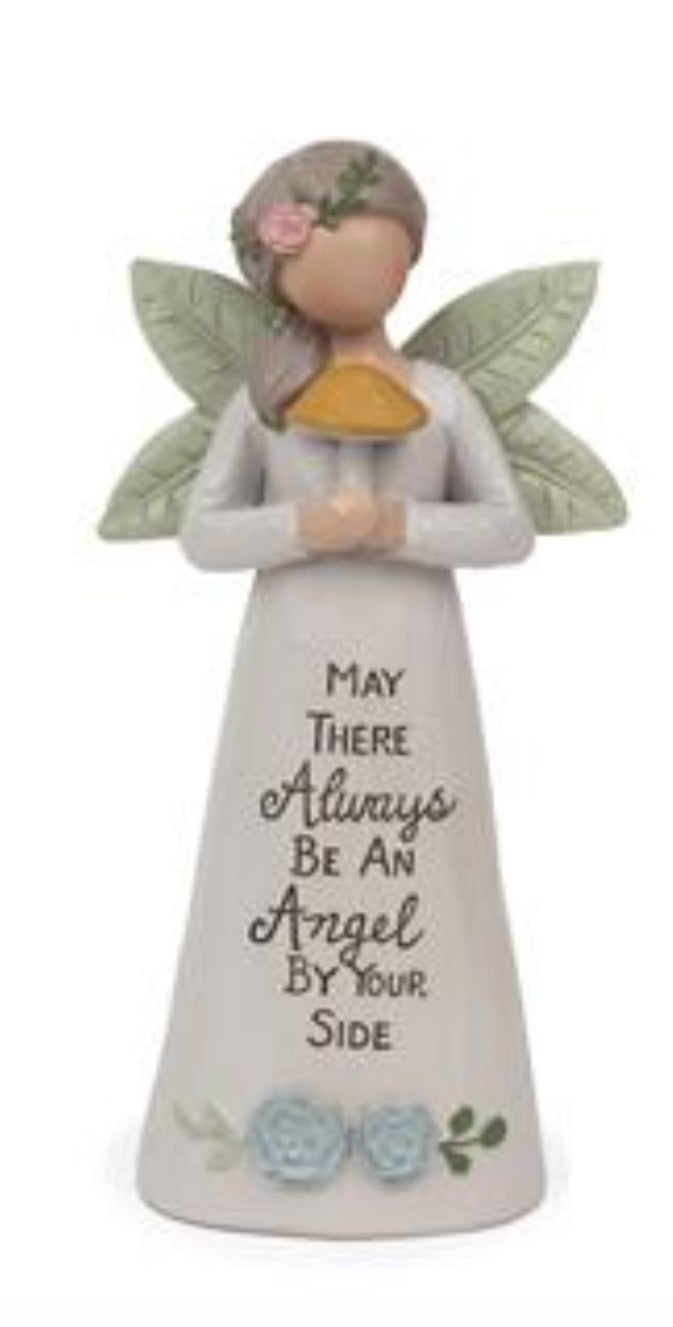 Graceful sentiments by your side garden angel