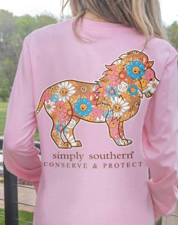 Simply southern lion tracker long sleeve shirt