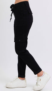 Judy blue highwaisted black joggers